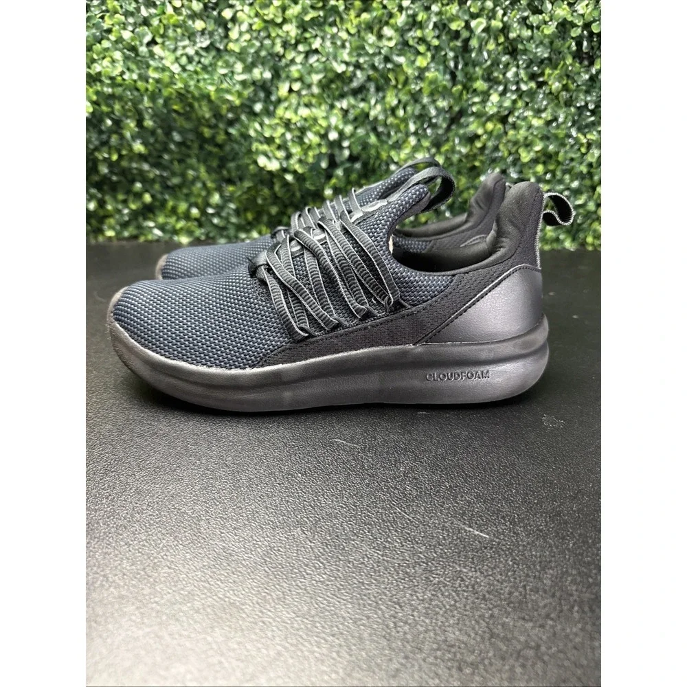 Adidas Lite Racer Adapt 7.0 Running Shoes Kids Size 6 Black Sneaker
